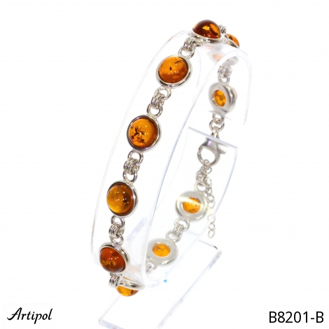 Bracelet B8201-B en Ambre véritable