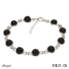 Bracelet B8201-ON with real Black Onyx