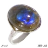 Ring 3811-LAB with real Labradorite