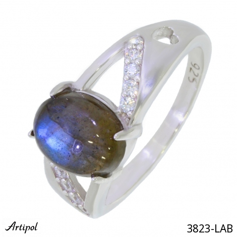 Bague 3823-LAB en Labradorite véritable