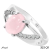 Bague 3823-QR en Quartz rose véritable