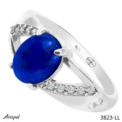 Ring 3823-LL mit echter Lapis Lazuli
