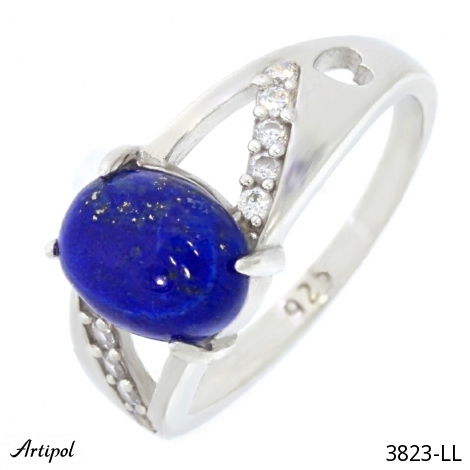 Ring 3823-LL with real Lapis lazuli
