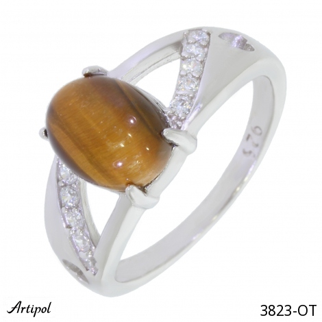 Ring 3823-OT mit echter Tigerauge