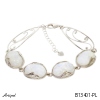 Bracelet B13401-PL with real Moonstone