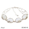 Bracelet B13401-PL with real Moonstone