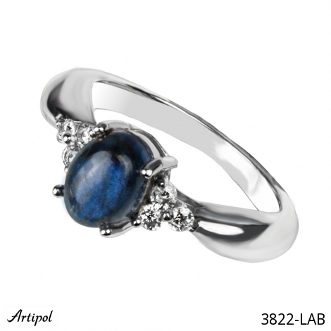 Ring 3822-LAB with real Labradorite