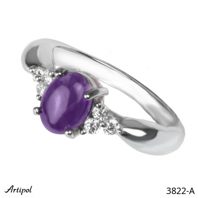Ring 3822-A with real Amethyst