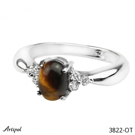 Ring 3822-OT with real Tiger’s Eye