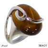Ring 5804-OT with real Tiger's eye