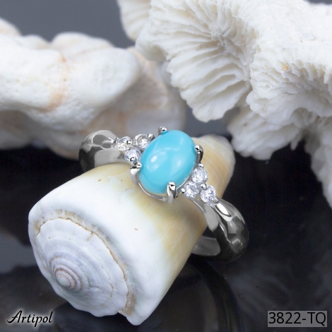 Ring 3822-TQ mit echter Türkis