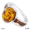 Bague 4230-B en Ambre véritable