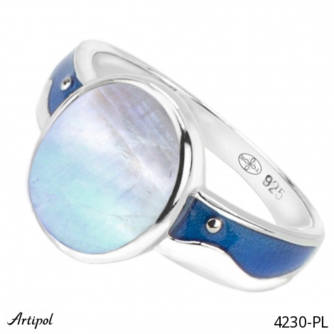 Ring 4230-PL mit echter Mondstein