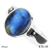 Bague 4230-LAB en Labradorite véritable