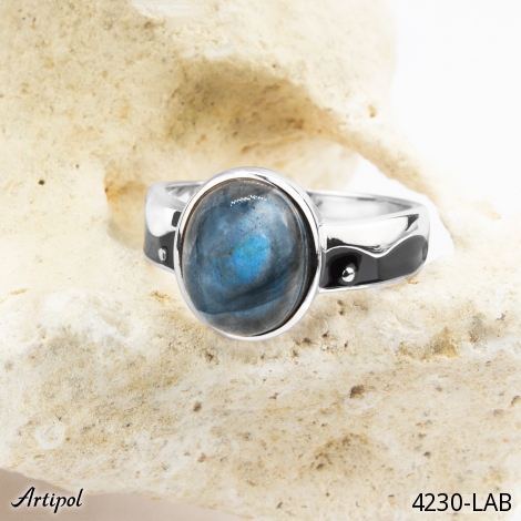 Ring 4230-LAB mit echter Labradorit