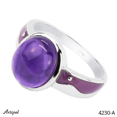 Ring 4230-A with real Amethyst