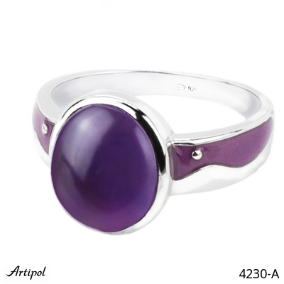 Ring 4230-A with real Amethyst