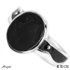 Ring 4230-ON with real Black Onyx
