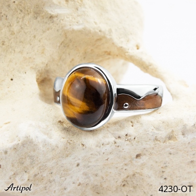 Ring 4230-OT with real Tiger's eye