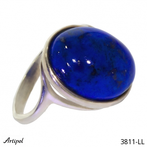 Ring 3811-LL with real Lapis lazuli