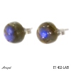 Earrings E1402-LAB with real Labradorite