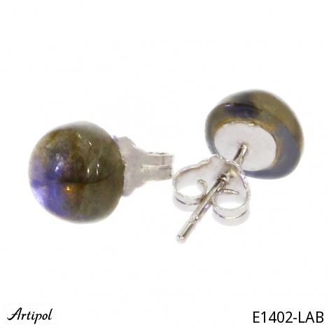 Earrings E1402-LAB with real Labradorite