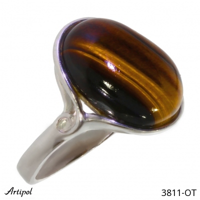 Ring 3811-OT with real Tiger Eye