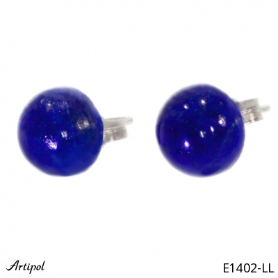 Earrings E1402-LL with real Lapis-lazuli
