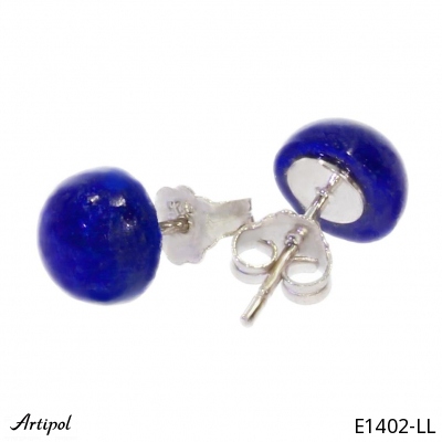 Earrings E1402-LL with real Lapis lazuli