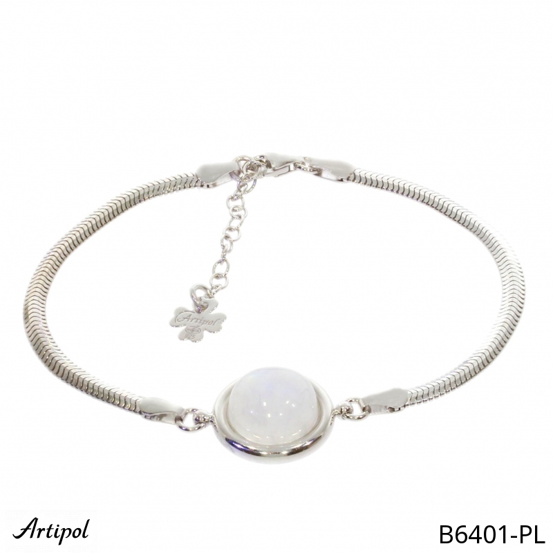 Bracelet B6401-PL en Pierre de lune véritable