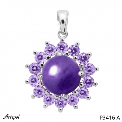 Pendant P3416-A with real Amethyst
