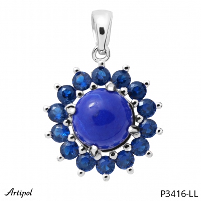 Pendant P3416-LL with real Lapis lazuli
