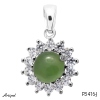 Pendant P3416-J with real Jade