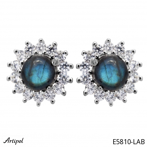 Boucles d'oreilles E5810-LAB en Labradorite véritable