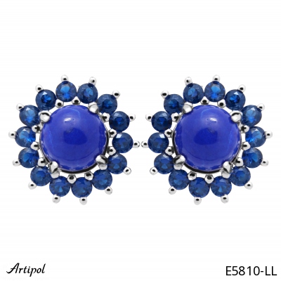 Earrings E5810-LL with real Lapis-lazuli