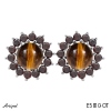 Earrings E5810-OT with real Tiger’s Eye