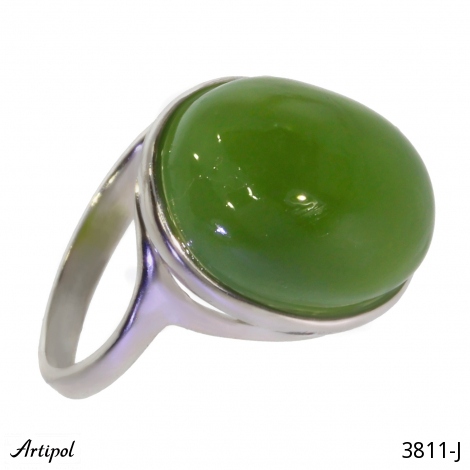 Ring 3811-J mit echter Jade