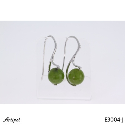 Boucles d'oreilles E3004-J en Jade véritable