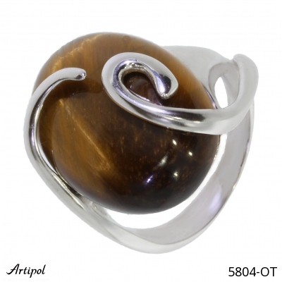 Ring 5804-OT with real Tiger's eye
