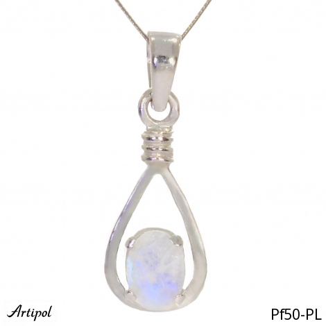 Pendentif PF50-PL en Pierre de lune véritable