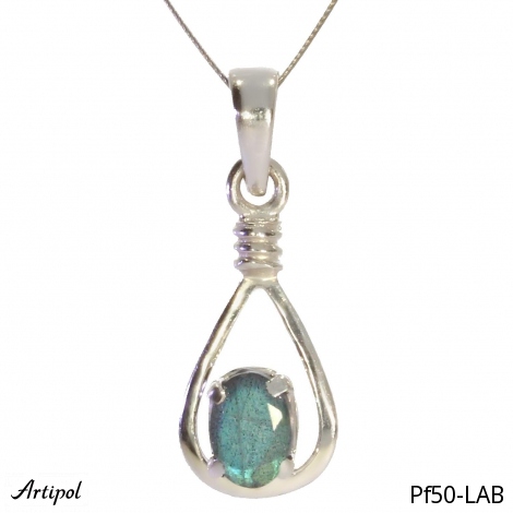 Pendentif PF50-LAB en Labradorite véritable