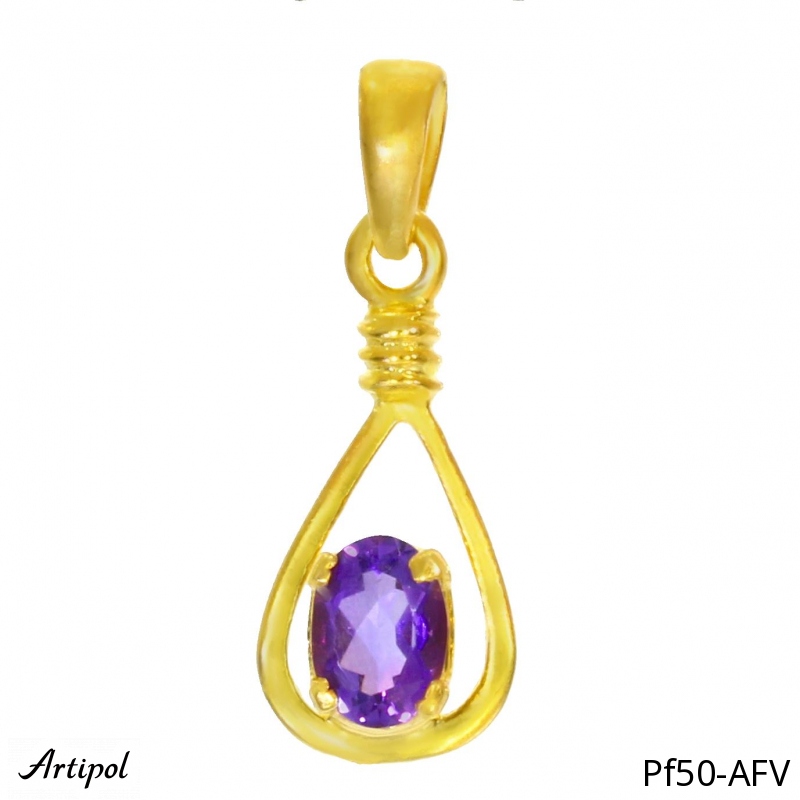 Pendentif PF50-AFV en Amethyste véritable