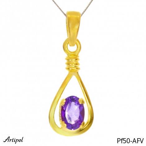 Pendant PF50-AFV with real Amethyst