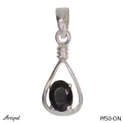 Pendentif PF50-ON en Onyx noir véritable