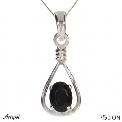 Pendant PF50-ON with real Black Onyx