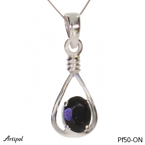 Pendentif PF50-ON en Onyx noir véritable
