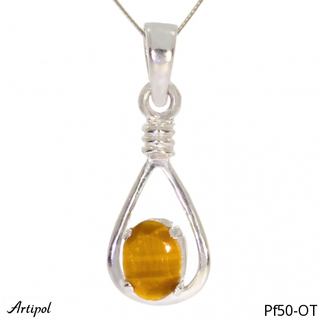 Pendentif PF50-OT en Oeil de tigre véritable
