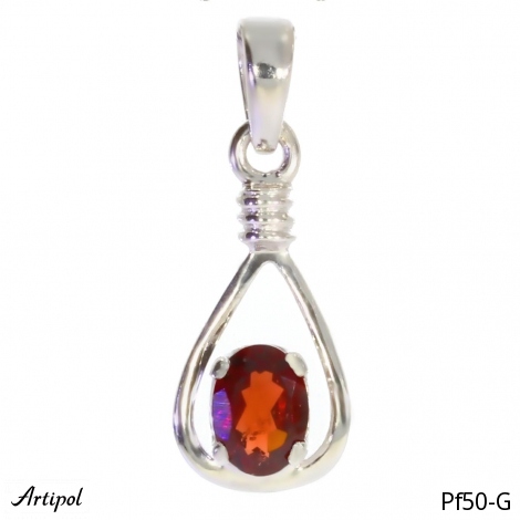 Pendant PF50-G with real Garnet