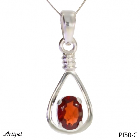 Pendant PF50-G with real Garnet