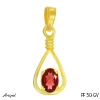 Pendant PF50-GV with real Garnet